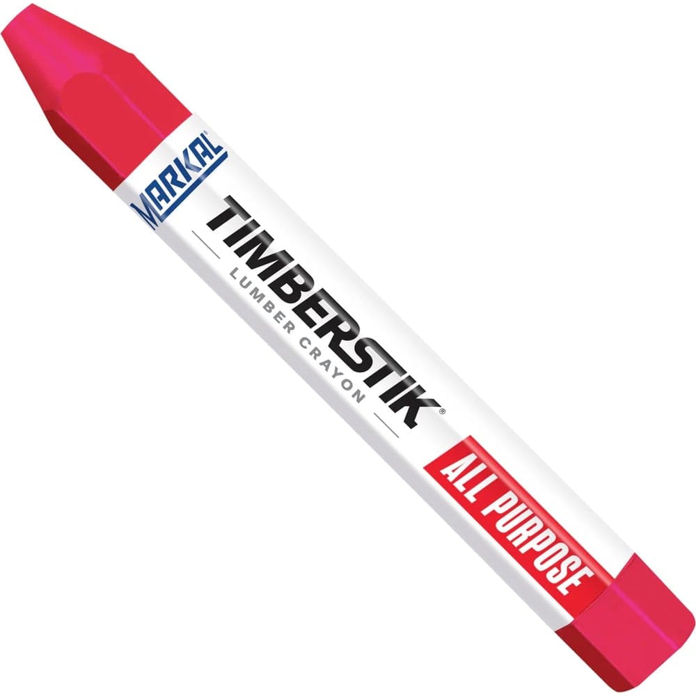 Мелок строительный Markal Timberstik All Purpose красный 80352