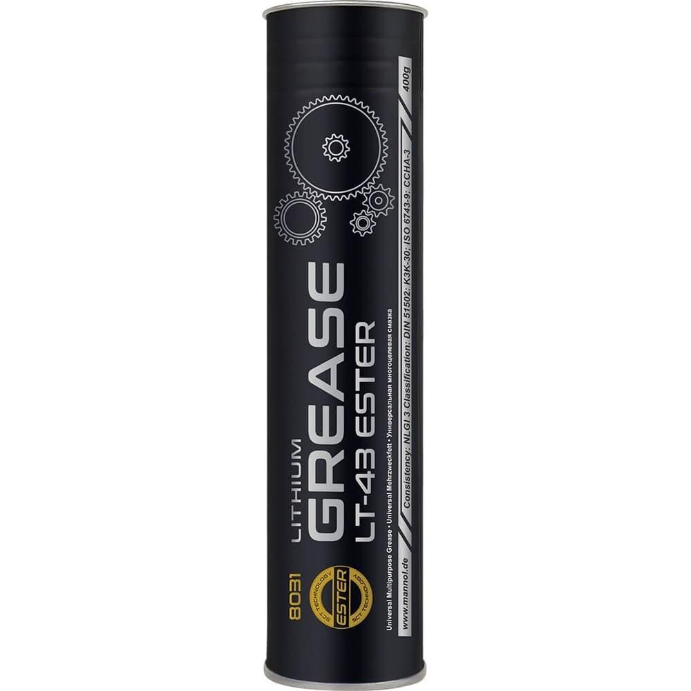 Пластичная автомобильная смазка MANNOL LT-43 ESTER LITHIUM GREASE 400 г 803104