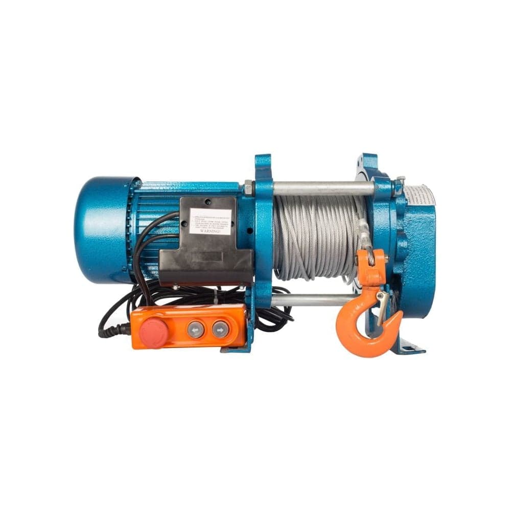 Лебедка TOR CD-1250-A (KCD-EC-1250 kg, 380В) с канатом 100 м (алюминиевый корпус) 1040745