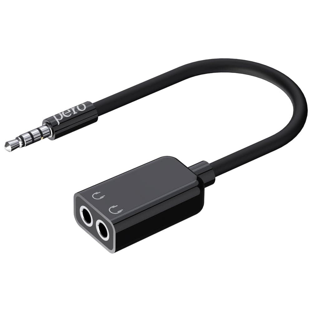 Аудио разветвитель PERO AD06 AUX SPLITTER, черный PRAD06PSBK