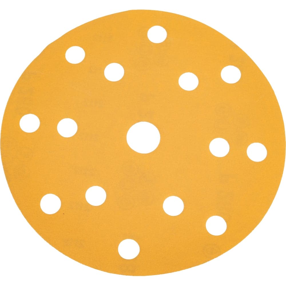 Шлифовальный круг Interflex Gold AP215C 150 мм, на липучке, 15 отверстий, Р280 3127283015