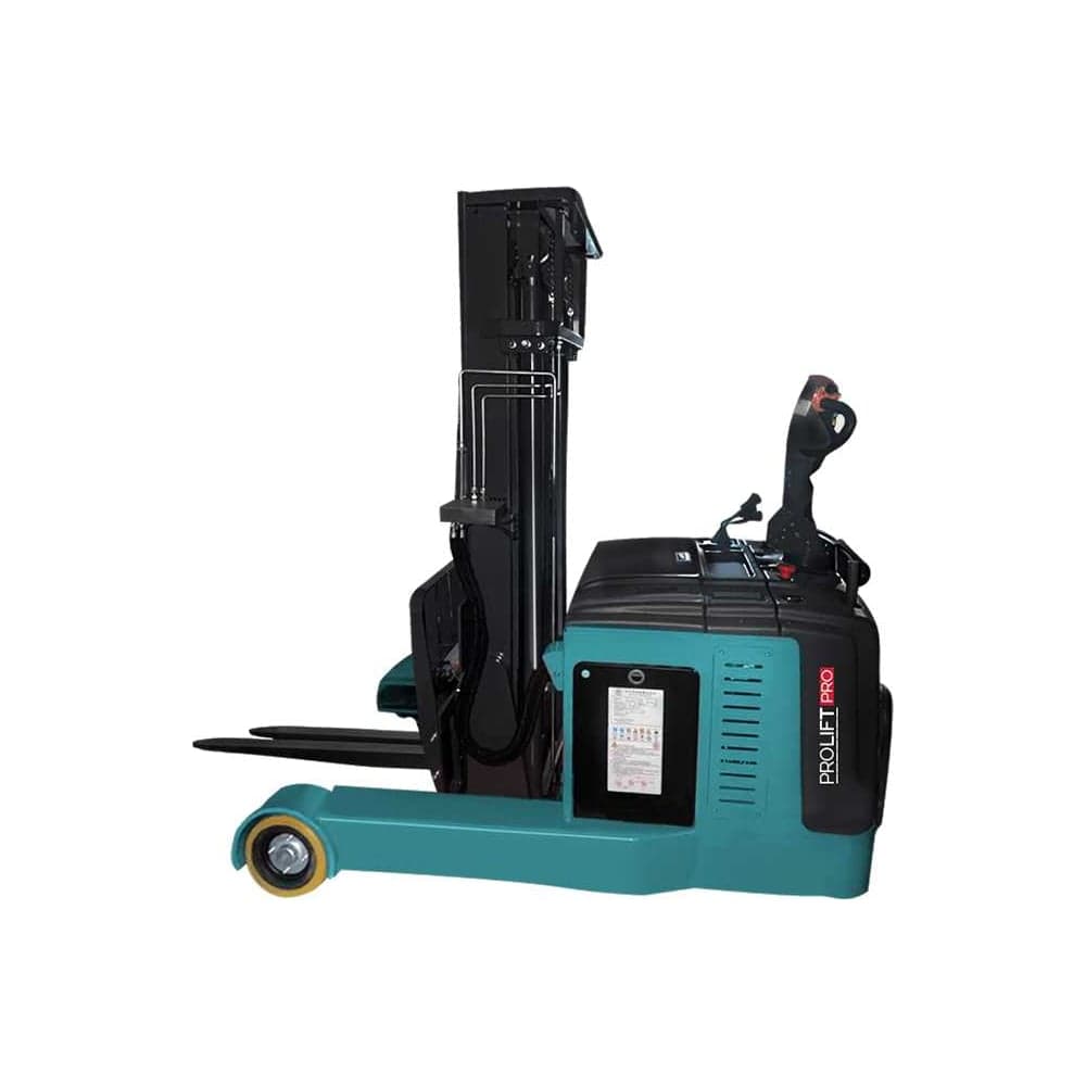 Самоходный штабелер PROLIFT с выдвижной мачтой PRO г/п 2000кг, в/п 4000 мм, колеса литой полиуретан, АКБ 202 Ah li-ion MRV2040 li-ion