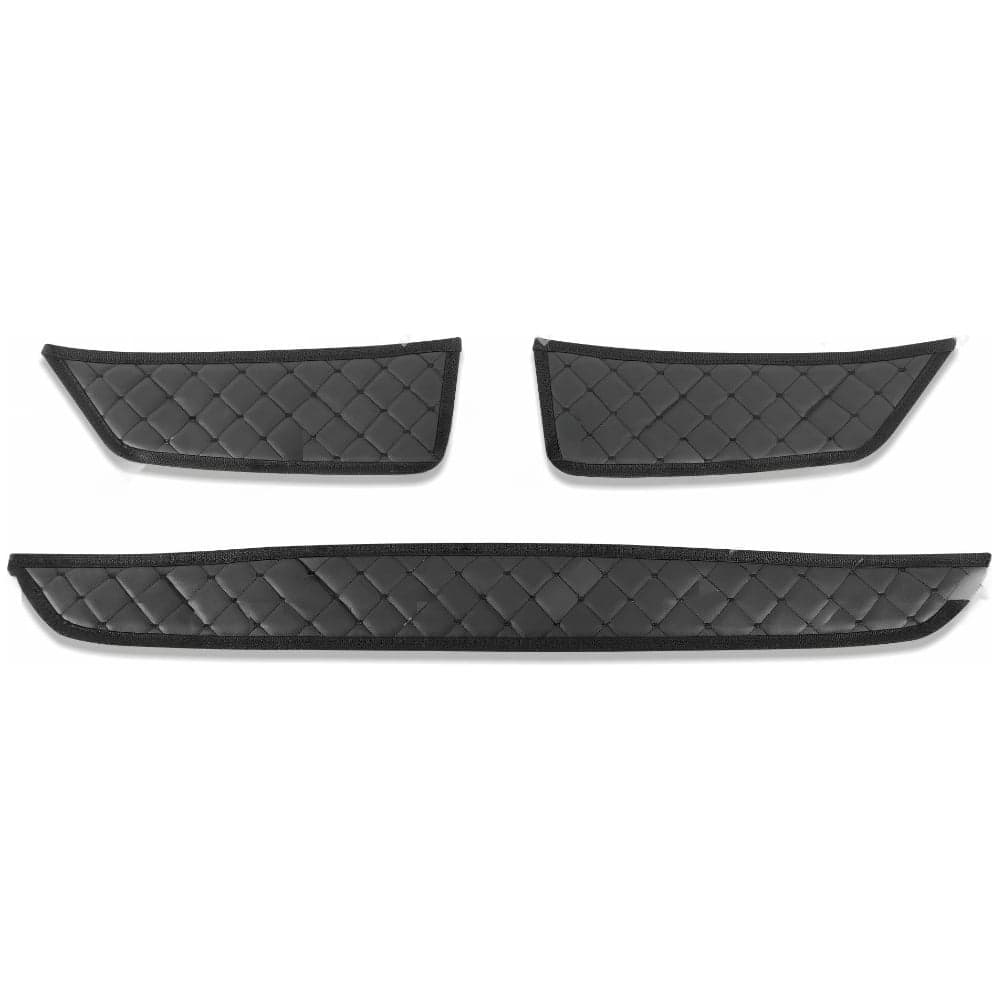 Утеплитель радиатора Defly для Renault Logan 2004-2009, экокожа черная ZRn1-2KR