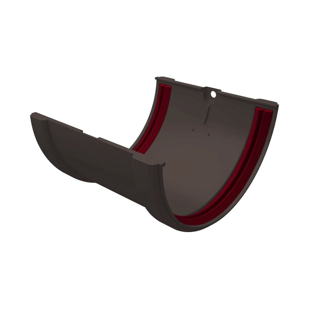 Соединитель желобов GrandLine ПВХ, графит RAL 7024 254872