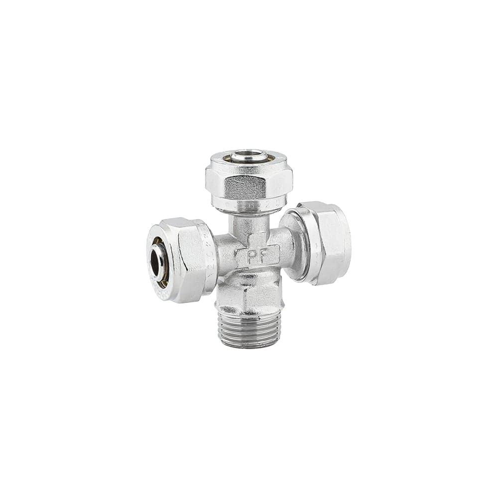 Крестовина обжимная PROFACTOR ц/ц/ц/н 16х16х16х1/2" PF PF 492