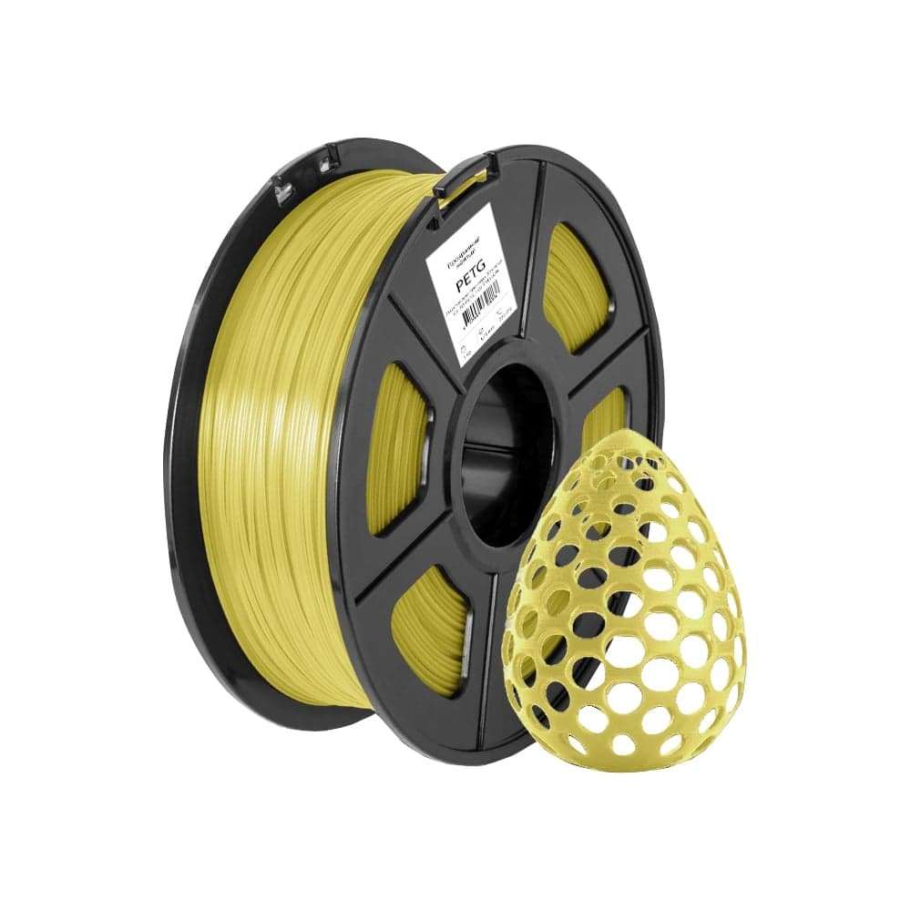 Пластик для принтера CACTUS 3D CS-3D-PETG-1KG-T-YELLOW PETG диаметр 1.75 мм, 1 кг, 1 цвет 1974195