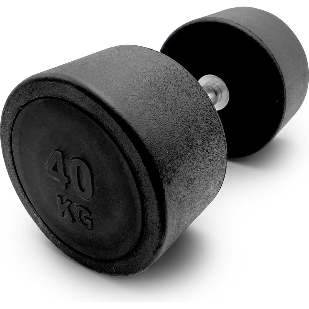 Гантель UNIXFIT PRO круглая обрезиненная 40 кг DBRND40PBK