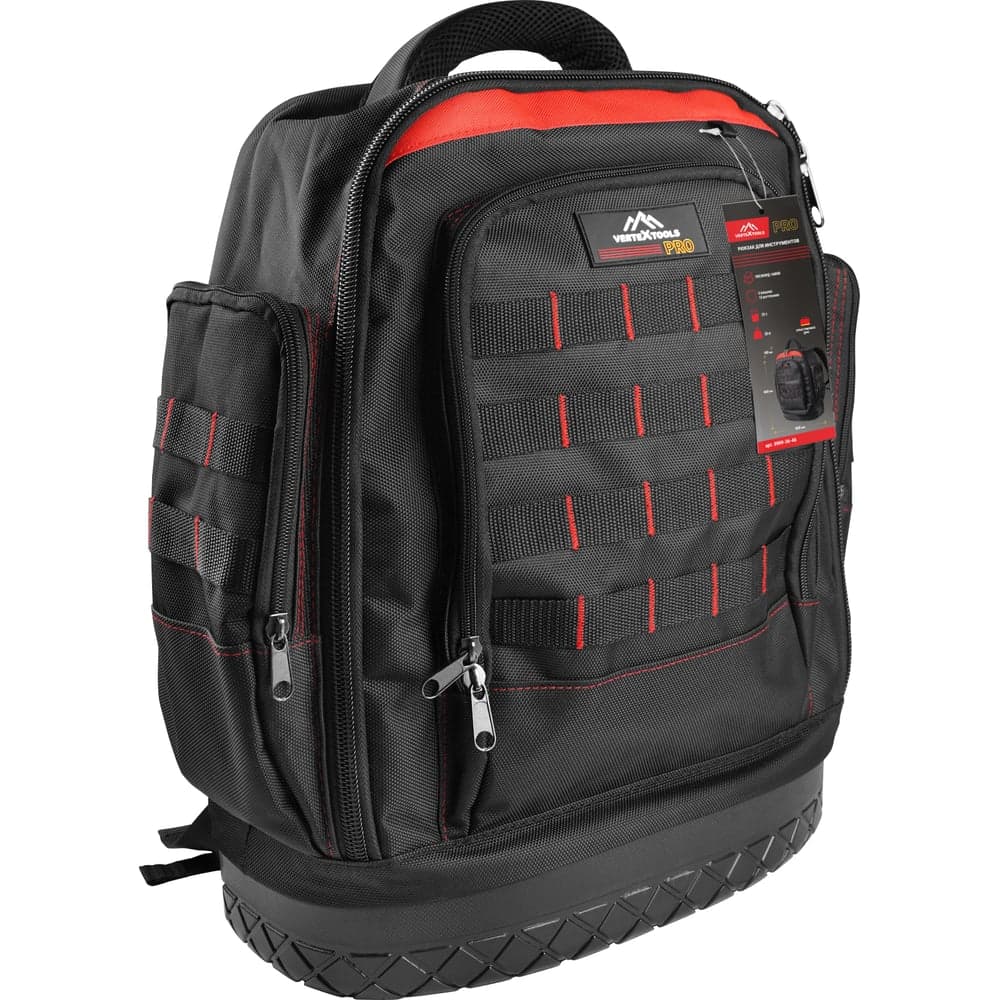Рюкзак для инструментов vertextools пластиковое дно, 36х18х46см 0909-36-46