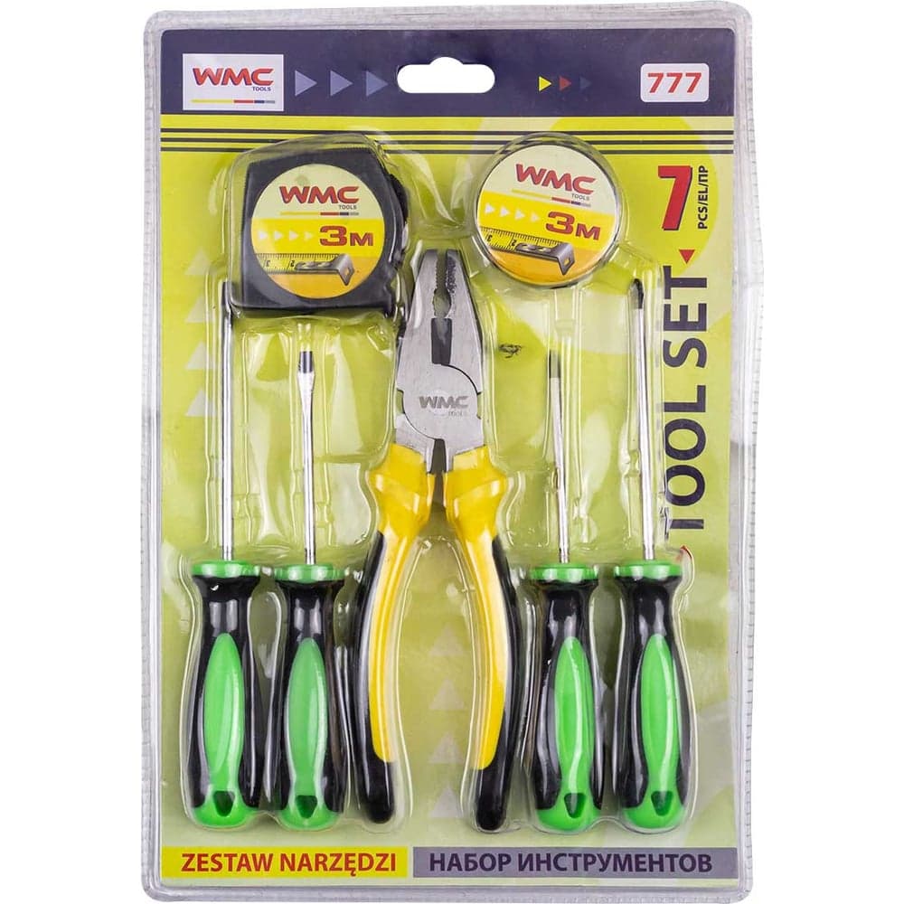 Набор инструментов WMC TOOLS 7 предметов WMC-777(60900)
