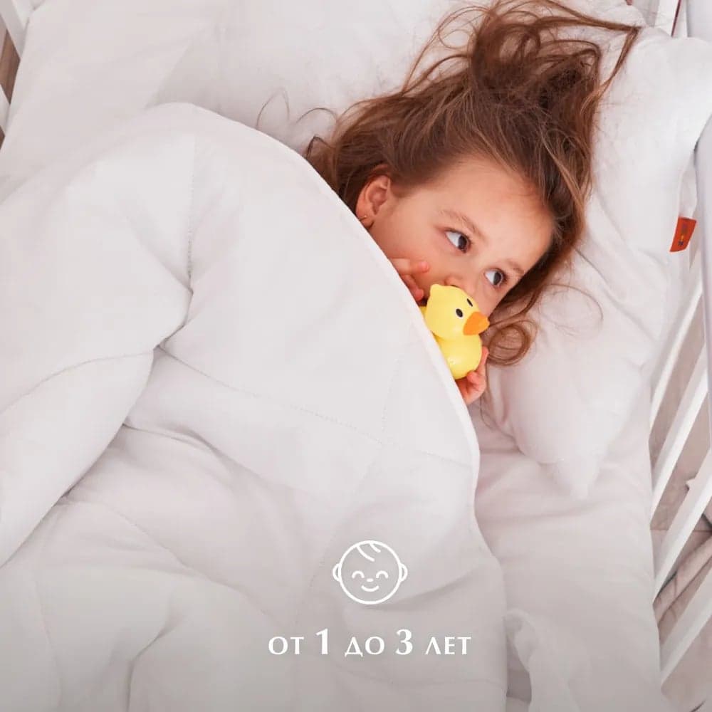 Одеяло Guten Morgen холлофайбер, микрофибра, Softt Kids, 110x140 см Од-СК-110-140
