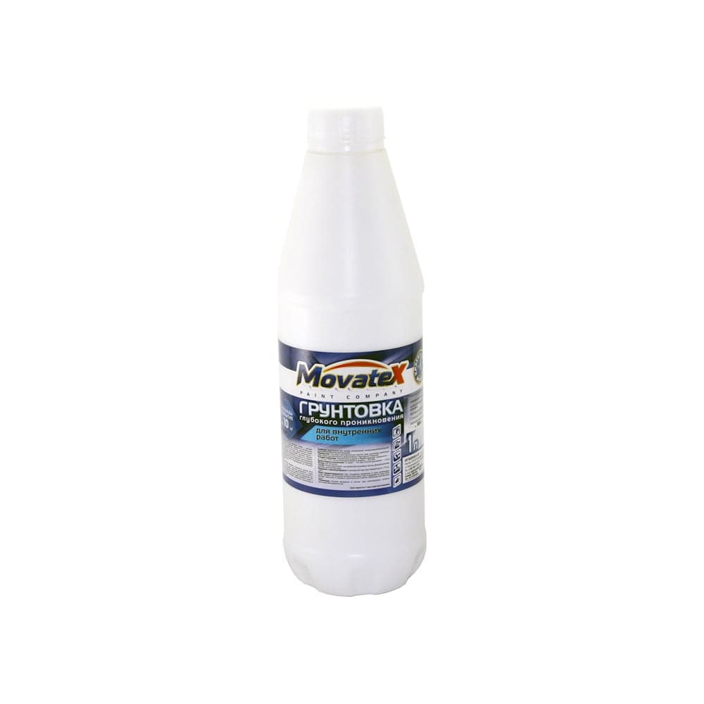 Грунтовка для внутренних работ Movatex 1 л Т02293