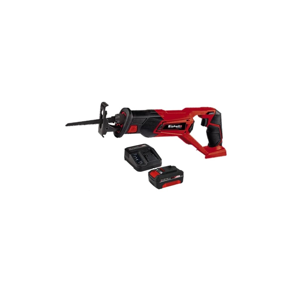 Пила сабельная аккумуляторная Einhell PXC TE-AP 18 Li, 18 В, ход 22 мм, 0-2600 мин, 100 мм, Quick + 1 акк. 4 Ач + ЗУ 4326300SET