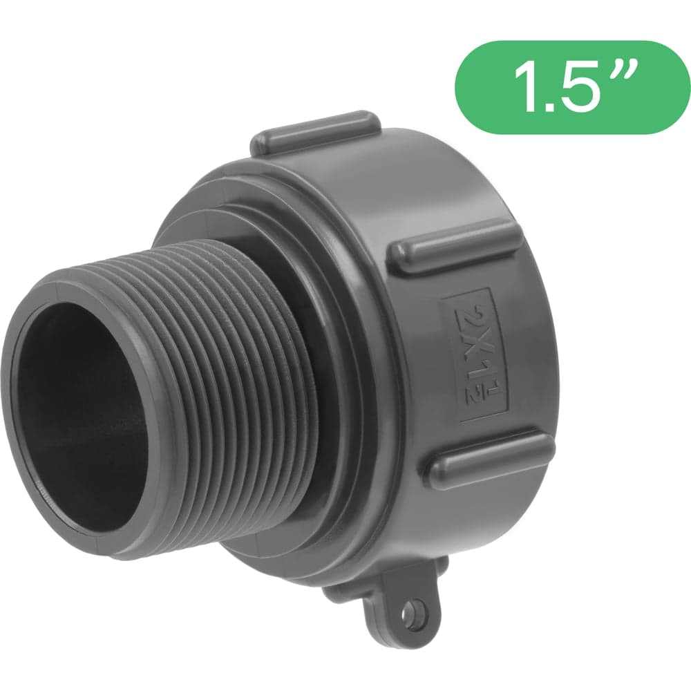 Переходник на еврокуб ПоливНаДаче 2"(S60) х 1,5" (наружная резьба) S60x15HP
