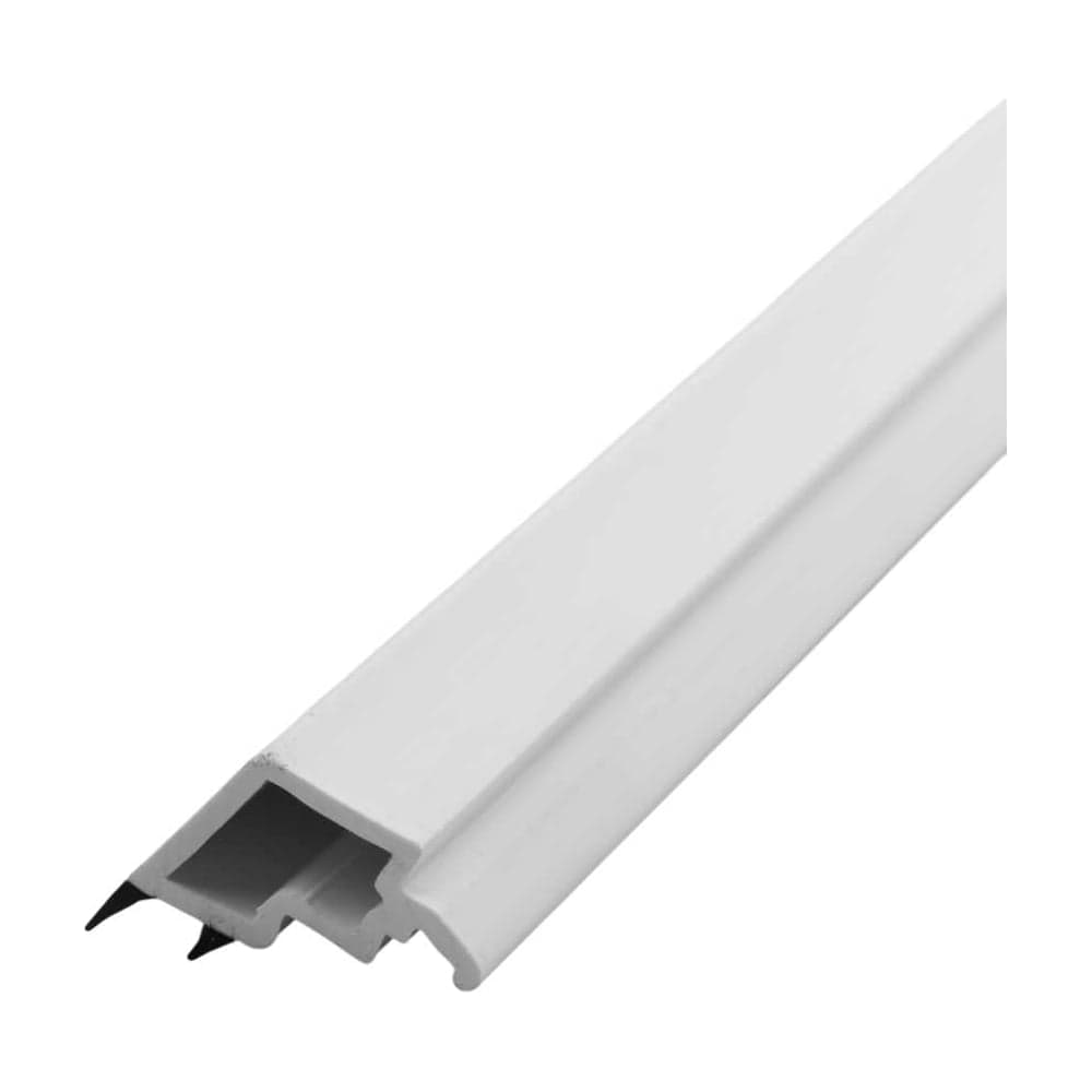 Штапик KOMFORT москитные системы 14.5 мм Rehau, квадратный, чёрный уплотнитель, 0,8 м ШДЧР6099