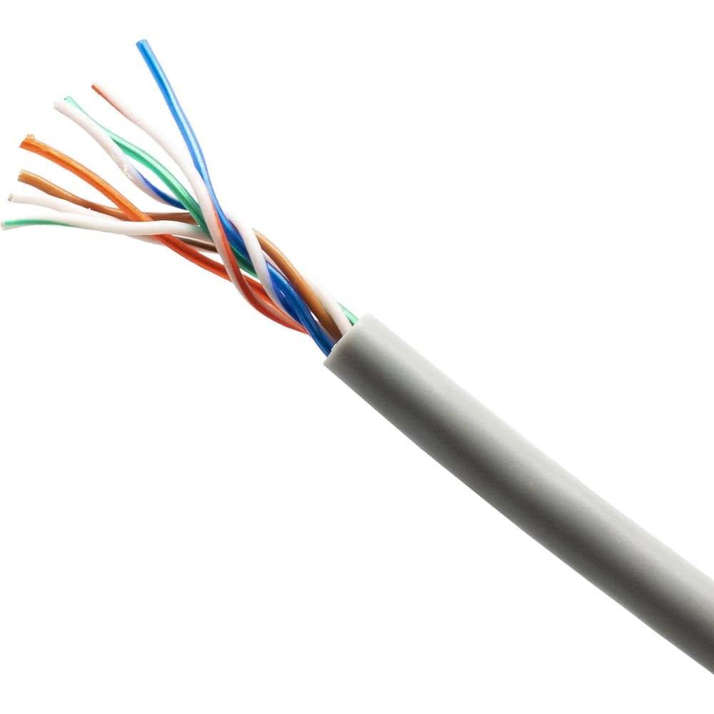 Кабель UTP OXION Cat. 5е 26AWG медь 30м+4 шт колпачка+4 шт коннектора RJ-45, арт. BLK15038351-30-4-4