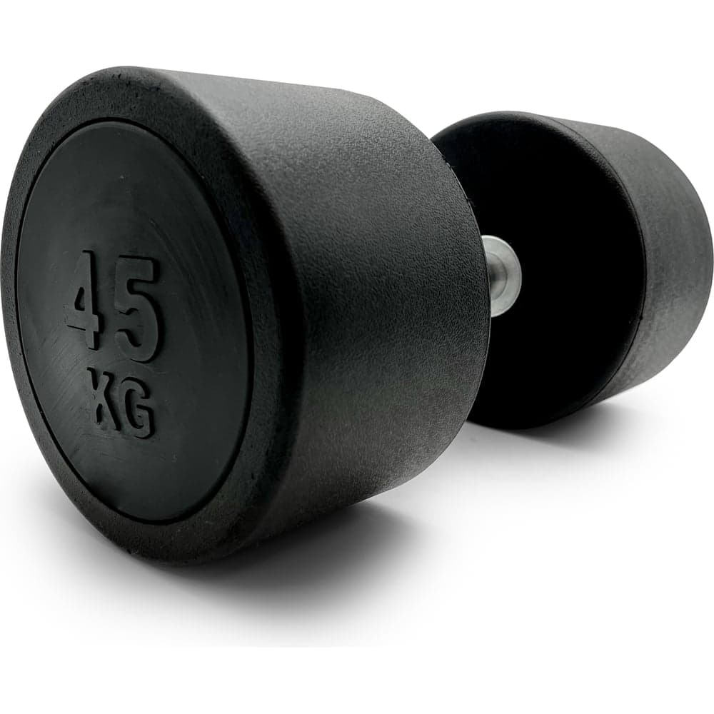 Гантель UNIXFIT PRO круглая, обрезиненная, 45 кг DBRND45PBK