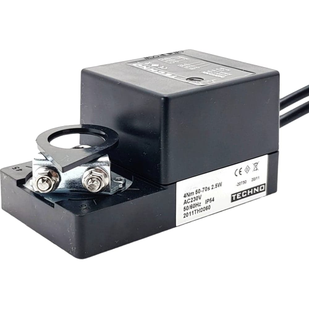 Электропривод реверсивный TECHNO 04AF/24V, 4Nm, 0-10V, 1SPDT, 24AC/DC 100411