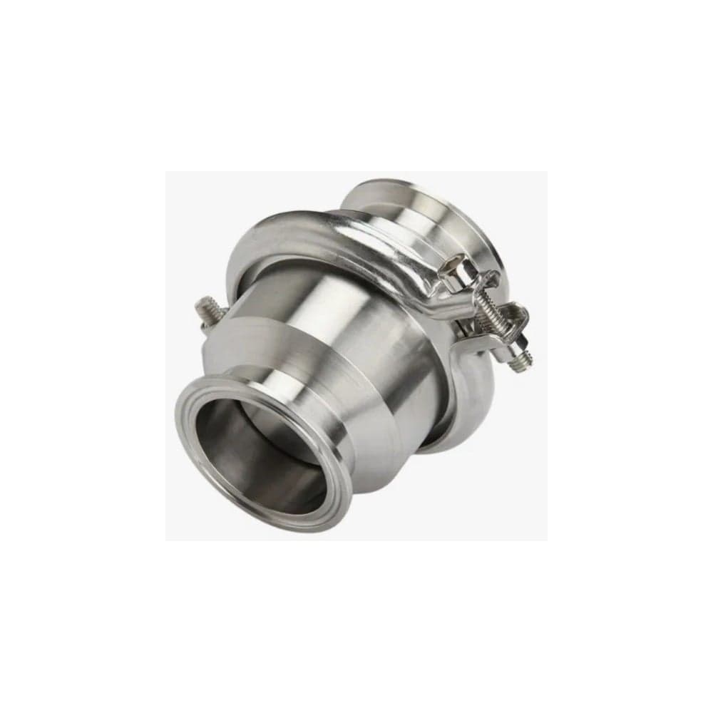 Обратный клапан нержавеющий (AISI304) DN40, типа clamp-clamp, TITAN LOCK TLCV040CLS