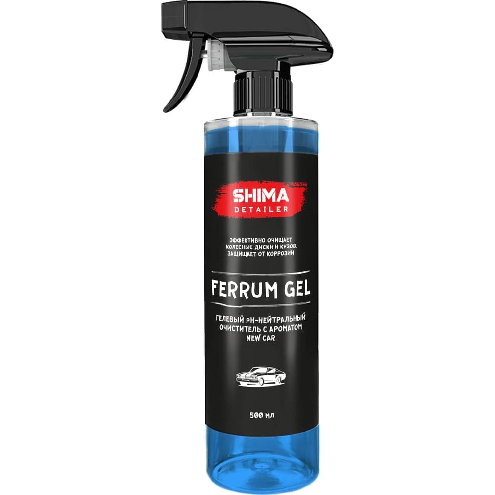 Гелевый очиститель SHIMA DETAILER FERRUM GEL pH-нейтральный, new car, 500 мл 4634444150951 NEW CAR