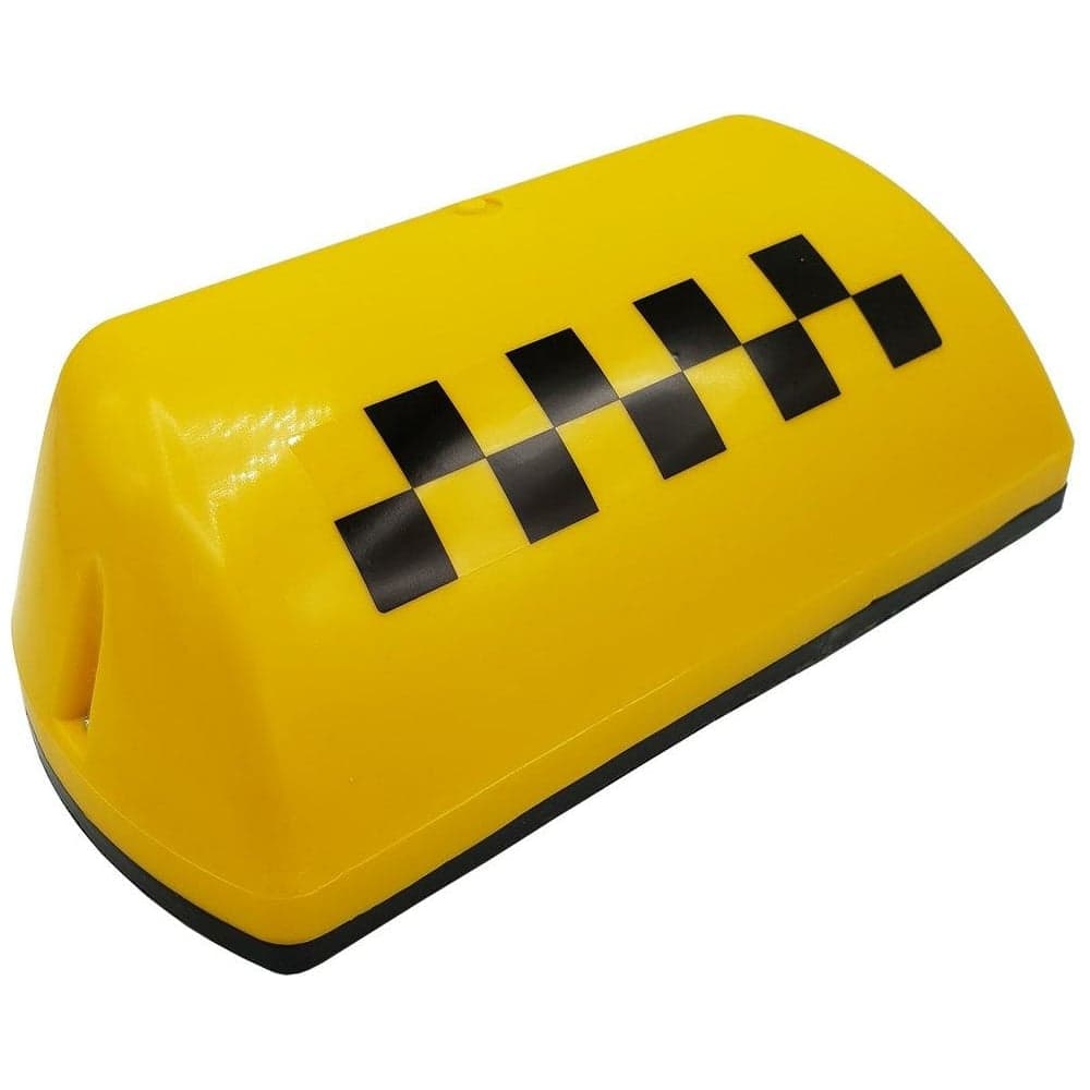 Фонарь-шашечки DolleX ТАКСИ 290х130х90 мм, 6 магнитов, с подсветкой, желтый FTX-07