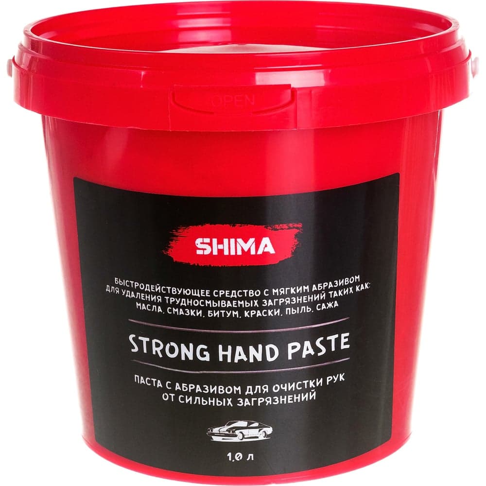 Паста с абразивом для очистки рук SHIMA DETAILER STRONG HAND PASTE 1 л 4603740920469 4610326361257