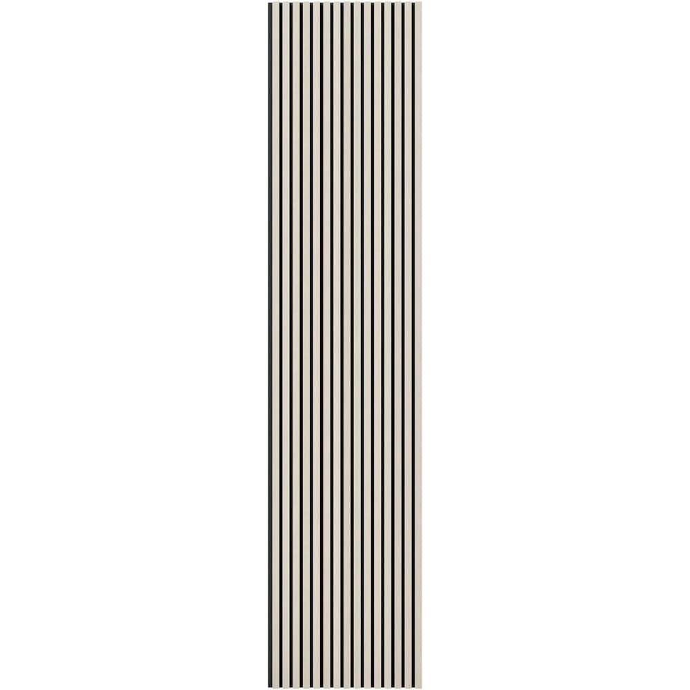 Акустическая панель Cosca Decor черный войлок, 2750x600x21 мм, шпон дуб клэр светлый 00-00078912
