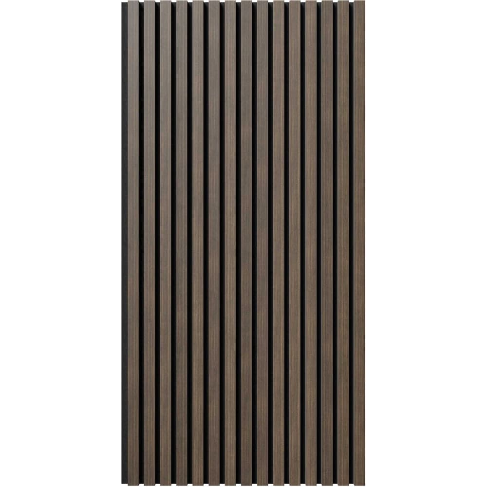 Акустическая панель Cosca Decor черный войлок, 1200x600x21 мм, шпон дуб маррон 00-00078917