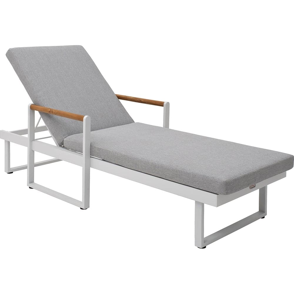 Шезлонг из алюминия Joygarden МАЯ белый 42109