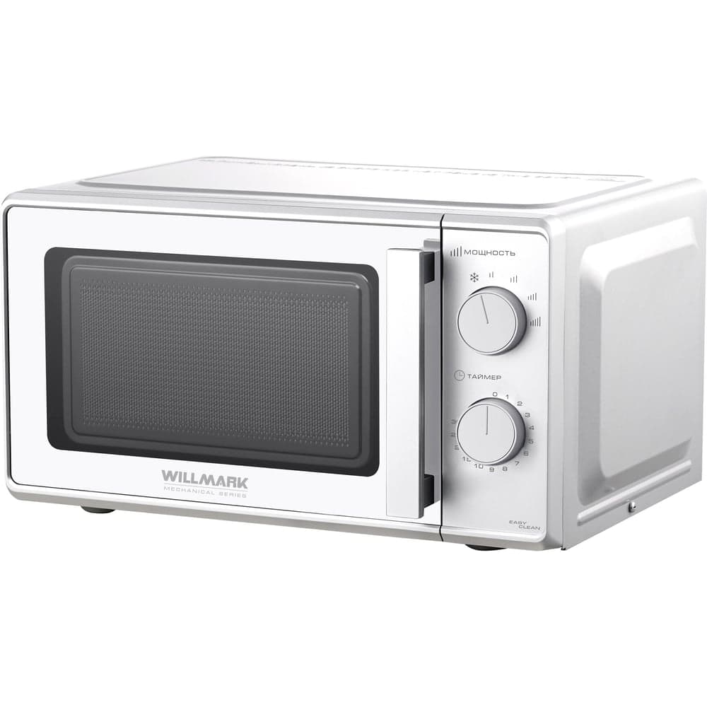 Микроволновая печь Willmark WMO-203GMW 20 л, 700 Вт, механическая ПУ, ручка для открывания дверцы, 6 уровней мощности, белая 2001130