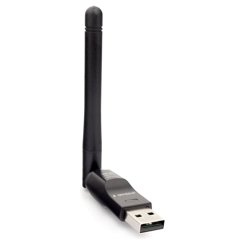 Сетевой адаптер Gembird WiFi, 150 Мбит, с антенной, USB, 802.11b/g/n, MT7601, WNP-UA-011