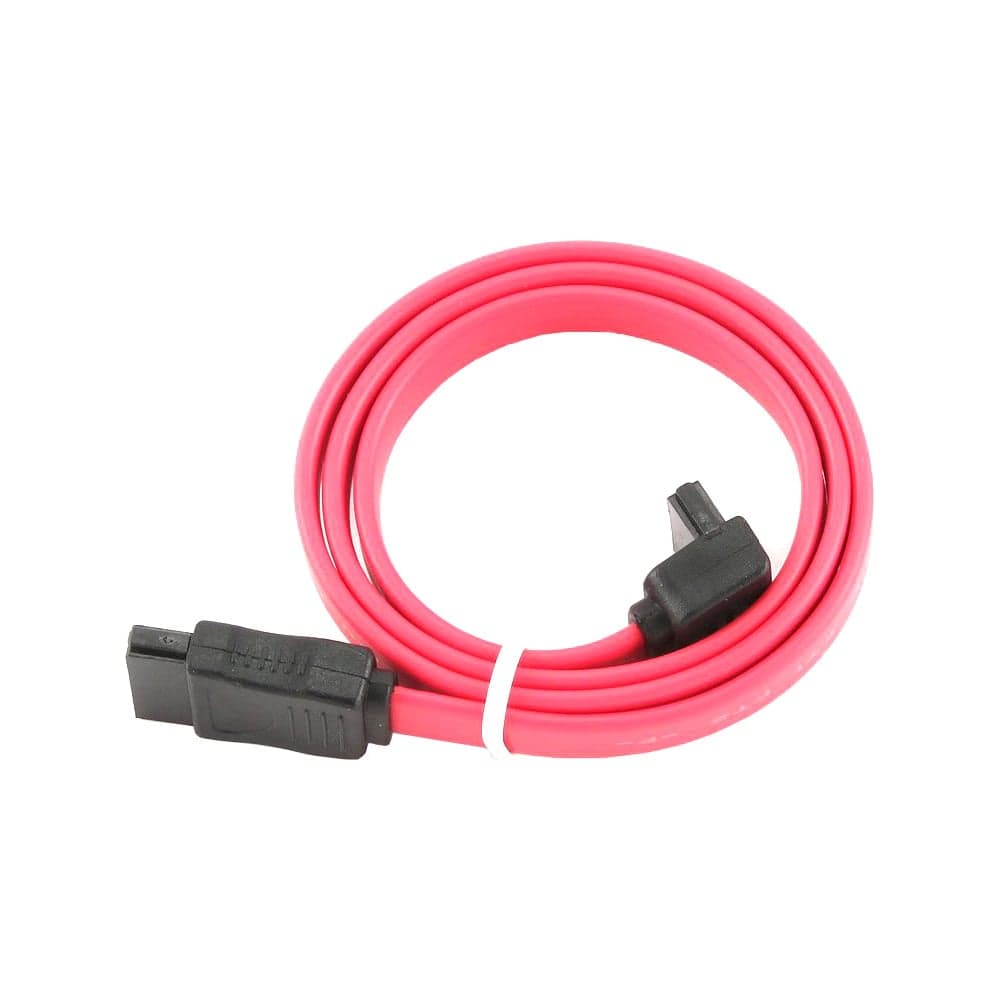 Кабель интерфейсный Cablexpert SATA, Sata3 7pin / 7pin угловой, медный проводник, 50см, CC-SATA-DATA90-N