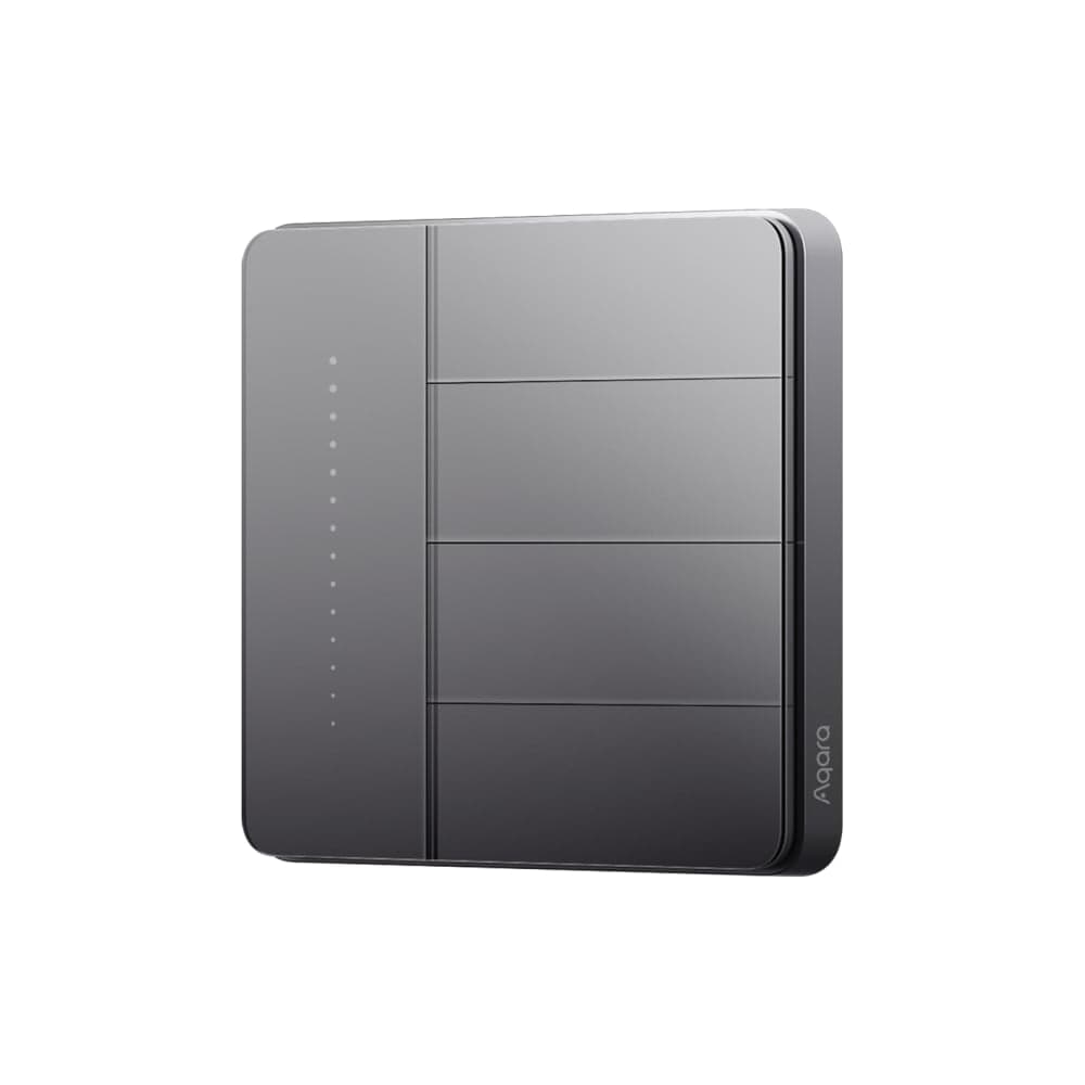 Умный настенный выключатель AQARA Z1 Pro (4 клавиши), цвет: серый, модель ZNQBKG45LM_gr