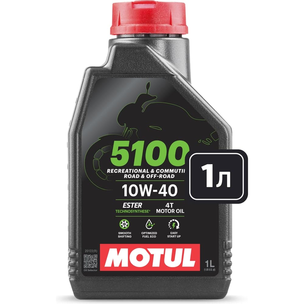 Моторное масло MOTUL 5100 4T 10W40 1 л 112858