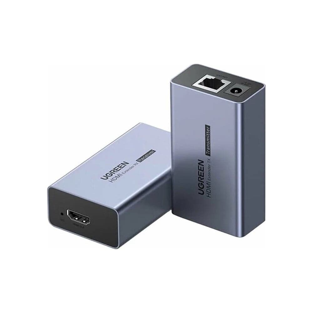 Удлинитель HDMI сигнала Ugreen CM609 () HDMI Extender 50m Over a Single Cat5e/6 50m (EU). Цвет: серый 90811EU