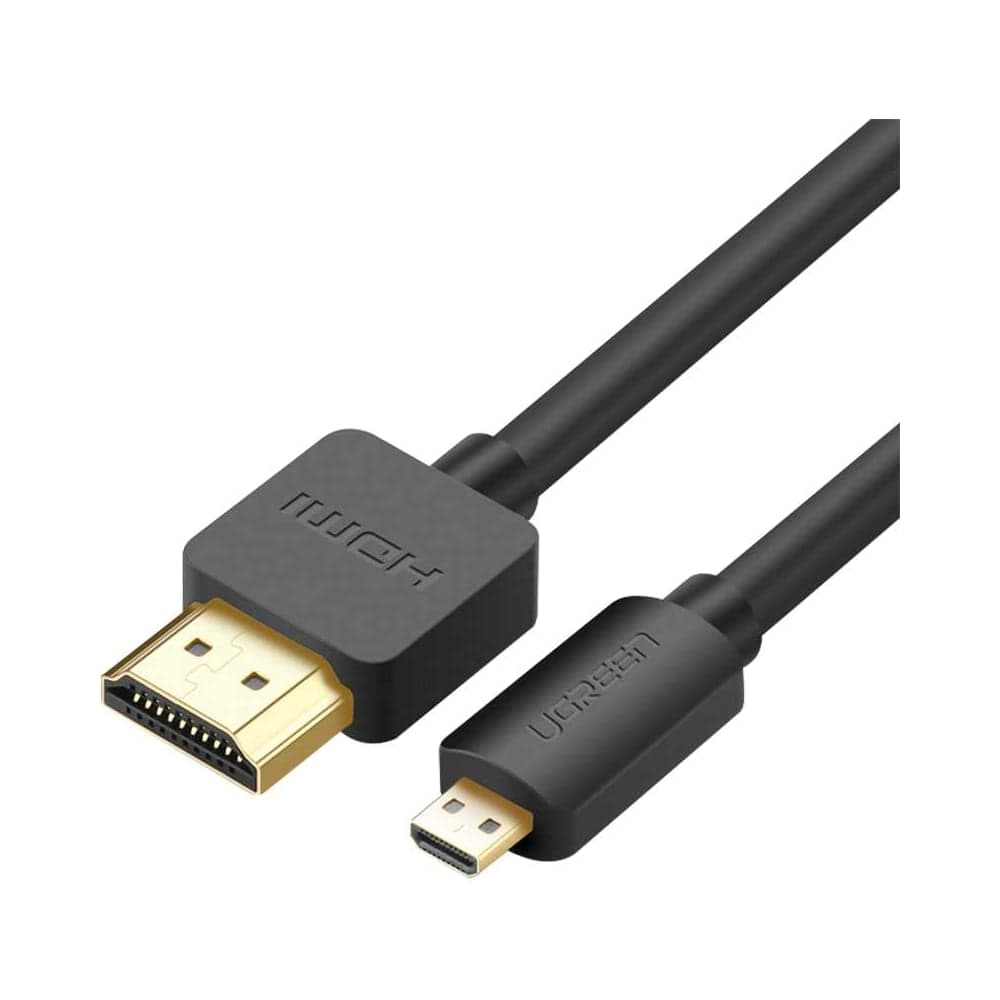 Кабель Ugreen HD127 (30104) Micro HDMI to HDMI Cable. Длина: 3м. Цвет: черный 30104_