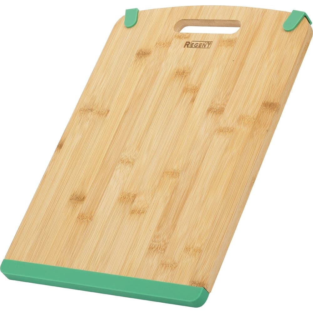 Разделочная доска Regent inox Linea Bamboo с силиконовыми вставками 39x28x1,5 см 93-BM-4-03.3