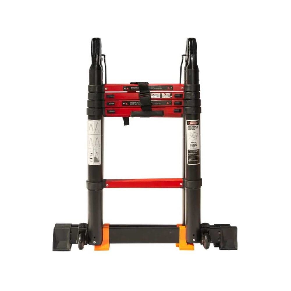 Лестница-стремянка телескопическая WORKY BLACK 2,5м/5м, 8 ступеней, ARD260079