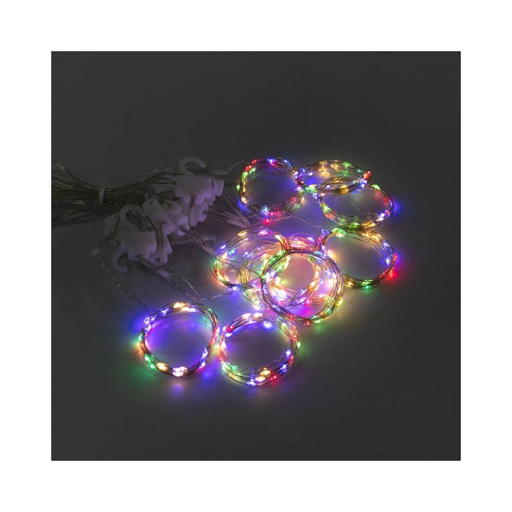 Гирлянда Neon-Night Занавес из росы 3x3м, 300 LED Мультиколор, IP20, USB + пульт управления 315-889