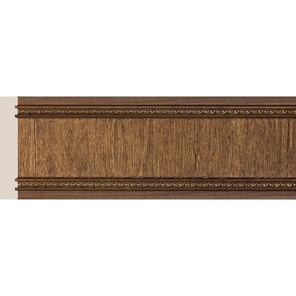 Молдинг Cosca Decor интерьерный багет, 50x11x2400 мм, Дуб тёмный, бордюр СПБ016640
