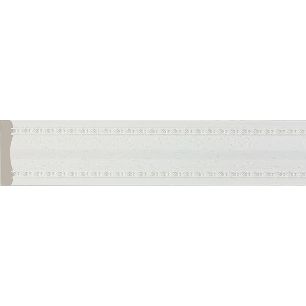 Молдинг Cosca Decor интерьерный багет, бордюр 40x9х2400 мм, Белый матовый СПБ019744