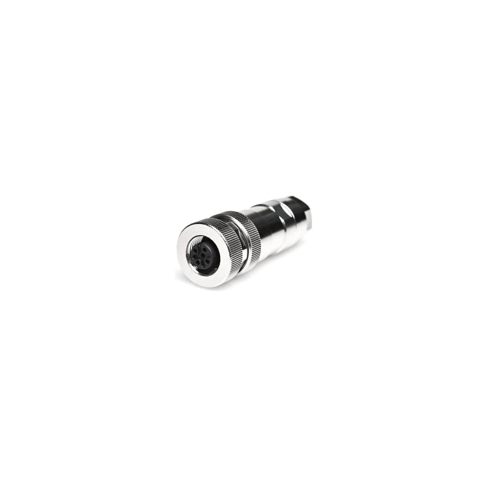 Соединитель клеммный VELLEDQ M12P-F04T, Розетка, Прямой с клеммником, Латунь 4-PIN IP65250 AC/DC, 08-00024710