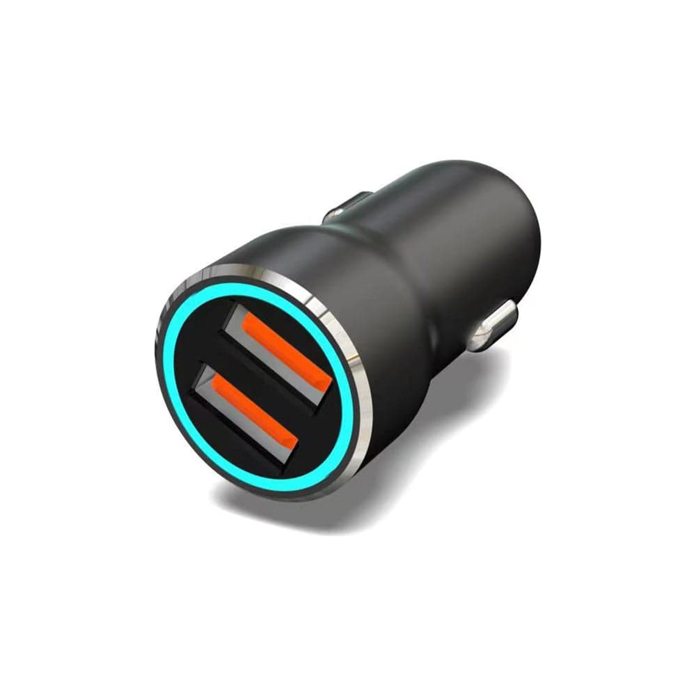 Автомобильное зарядное устройство REXANT c двумя портами (USB-A + USB-C) c LED-подсветкой, 20Вт 18-2243-5