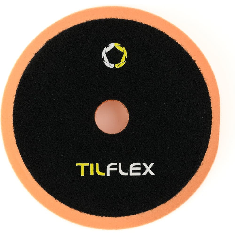 Круг полировочный с отверстием TILFLEX 150 мм, оранжевый, средней жесткости, толщина 25 мм TL57