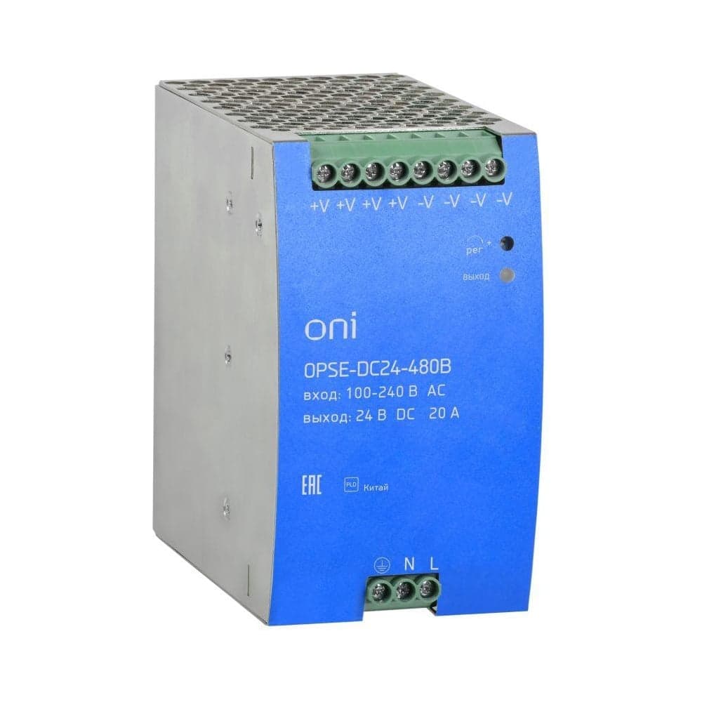 Блок питания ONI OPSE 220В AC/24В DC 480Вт OPSE-DC24-480B