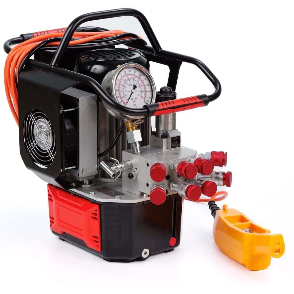 Насос гидравлический СМТ ATW 700 Bar, 4 Поста, ПДУ, Радиатор. 5,5 L. 220 V. LP3-4