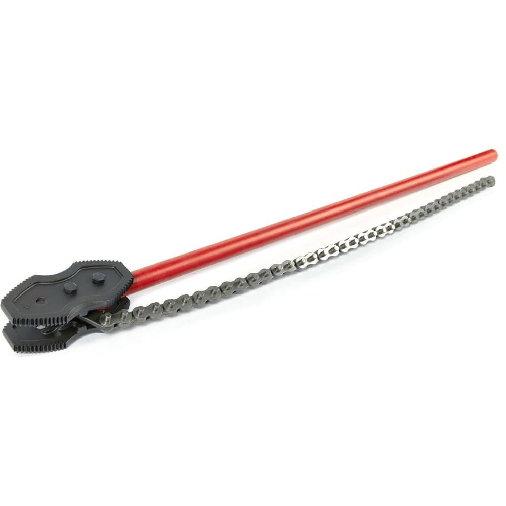 Двухсторонний цепной трубный ключ REDLI усиленный Chain Tong 8", R70246