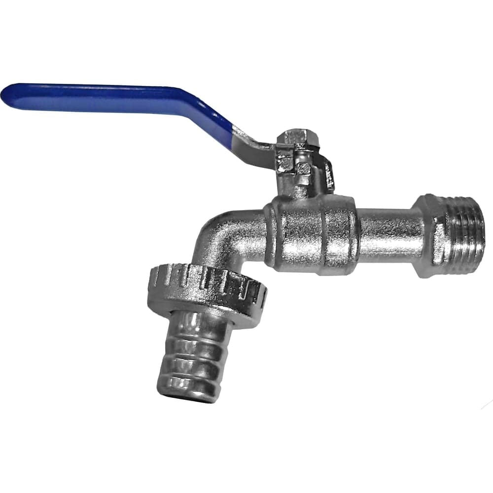 Кран шаровой водоразборный AQUALINK под шланг 1/2 Wh ручка ECO 03965-DIY