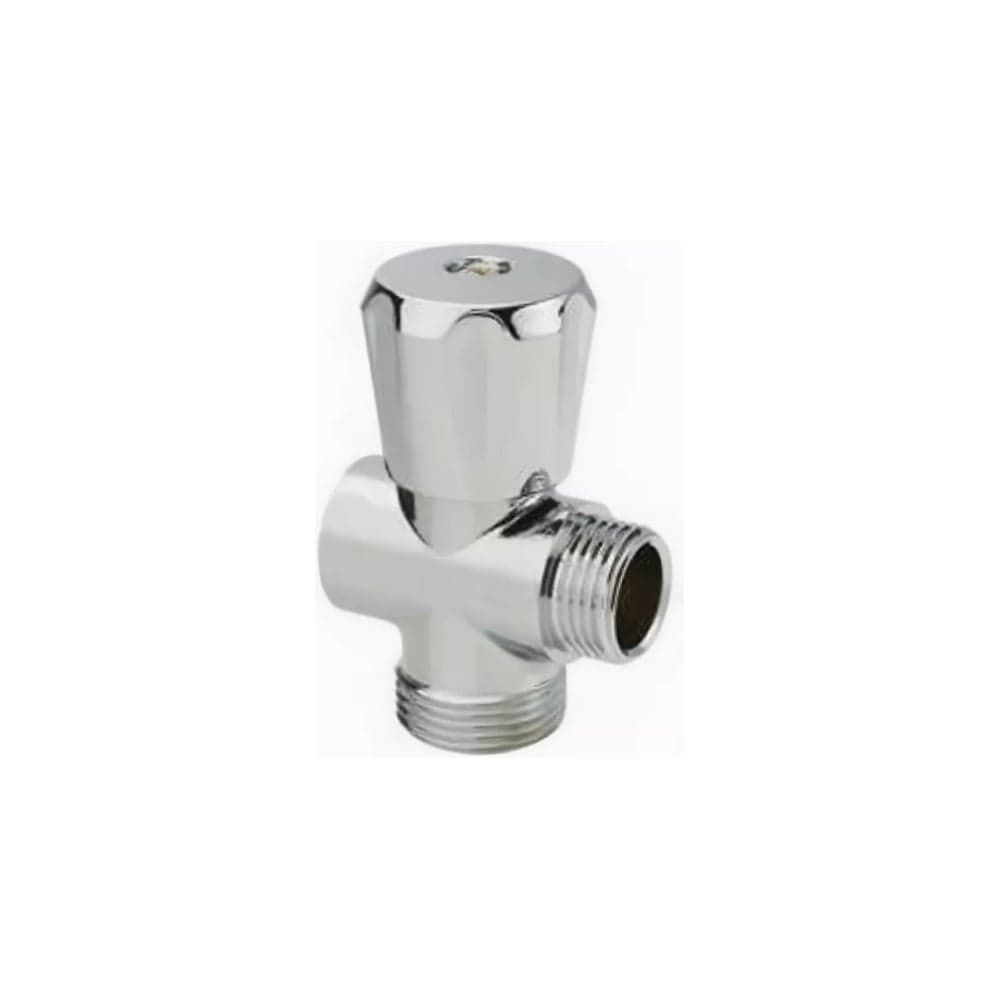 Вентиль AQUALINK трехпроходной 1/2 вн*1/2 нар*3/4 нар Cr B 3968 03968