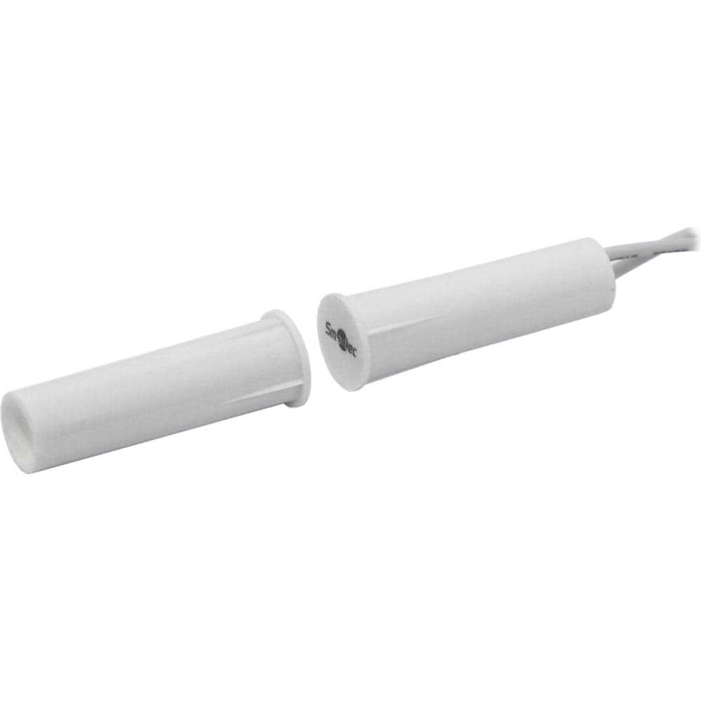 Магнитоконтактный датчик Smartec ST-DM020NC-WT НЗ, белый, врезной для деревянных дверей smkd0209