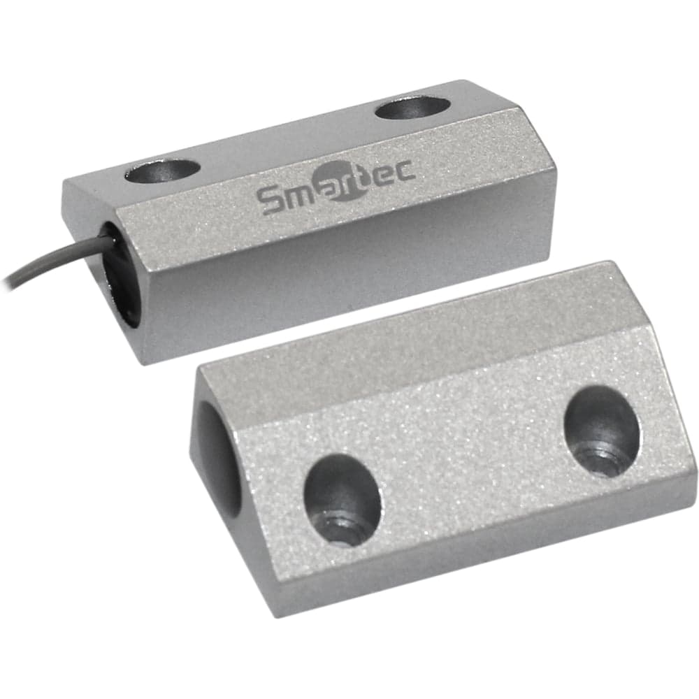 Магнитоконтактный датчик Smartec ST-DM130NC-SL НЗ, серебряный, накладной для металлических дверей smkd0217